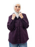 Violet Gabardine Jacket 5 - Khotwh