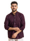 Violet Linen Shirt - Khotwh