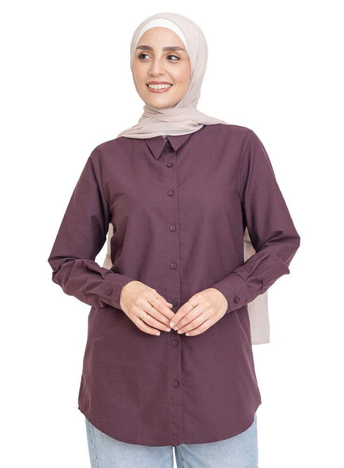 Violet L.Oxford Shirt (W) - Khotwh