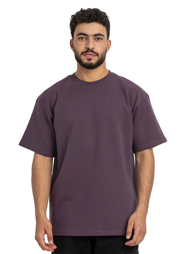 Violet NP - Over Size Round T-Shirt - Khotwh