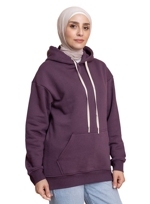 Violet Over Size Hoodie - Khotwh