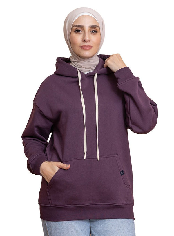 Violet Over Size Hoodie - Khotwh