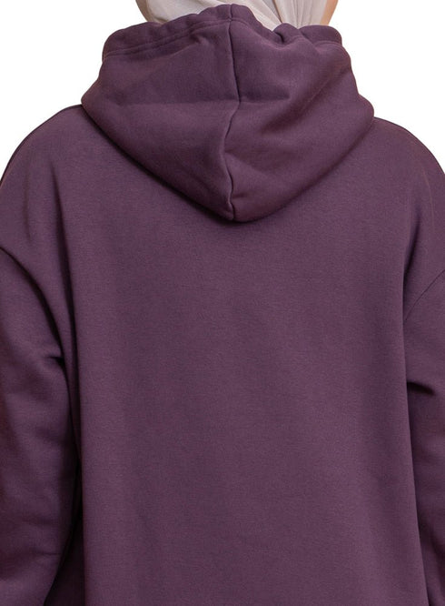 Violet Over Size Hoodie - Khotwh