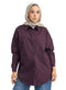 Violet Over Size Oxford Shirt - Khotwh