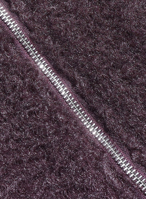 Violet RD - Faux Fur High Neck Sweater - Khotwh