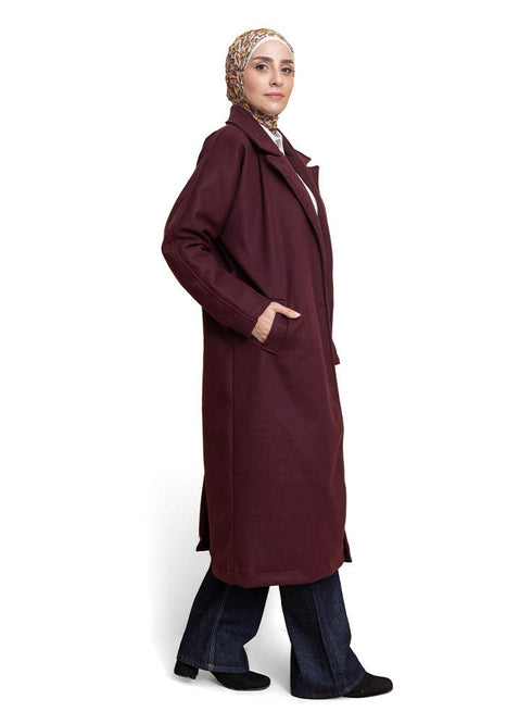 Violet RD - Long Feather Coat - Khotwh