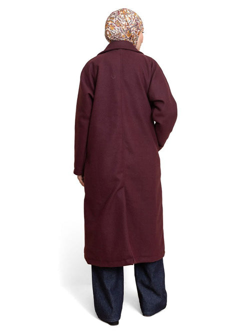 Violet RD - Long Feather Coat - Khotwh