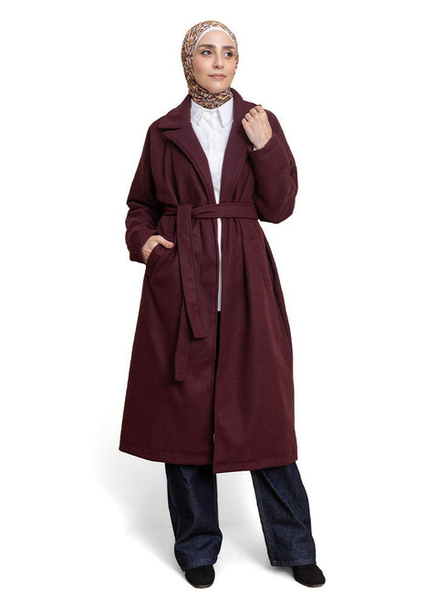Violet RD - Long Feather Coat - Khotwh