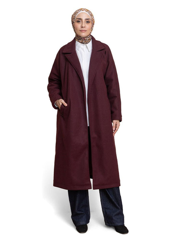 Violet RD - Long Feather Coat - Khotwh