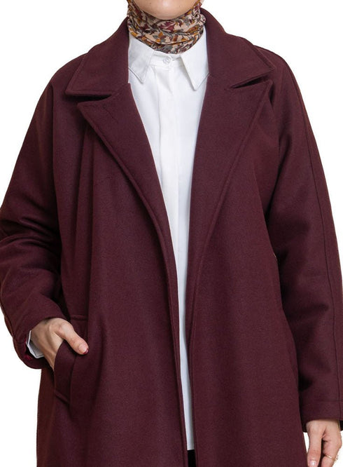 Violet RD - Long Feather Coat - Khotwh