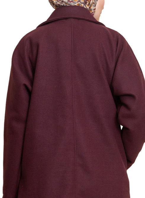 Violet RD - Long Feather Coat - Khotwh