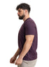 Violet Relaxed Round T-Shirt - Khotwh