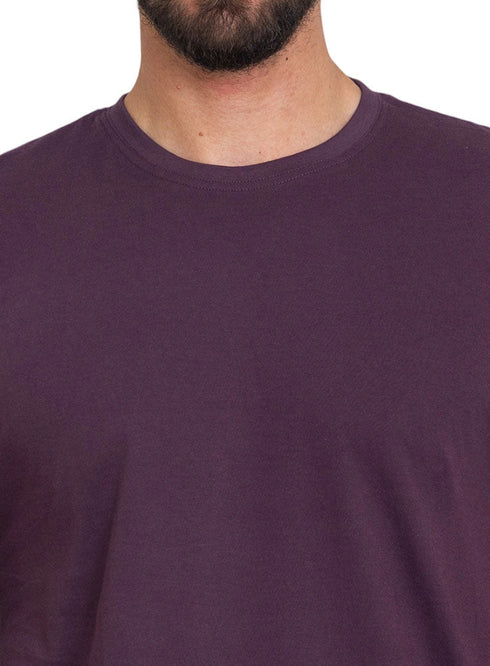 Violet Round T-shirt - Khotwh