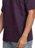 Violet Squares O.S Round T-Shirt - Khotwh