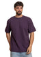 Violet Squares O.S Round T-Shirt - Khotwh
