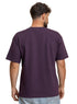 Violet Squares O.S Round T-Shirt - Khotwh