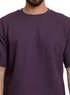 Violet Squares O.S Round T-Shirt - Khotwh