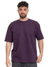 Violet V - Squares O.S Round T-Shirt - Khotwh