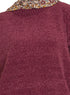 Violet Velvet V - Over Size Pullover - Khotwh