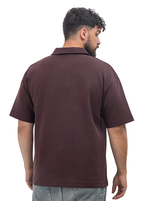 violet Design 3071 NF-Polo Neck T-Shirt
