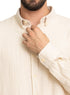 W - Latte Linen Shirt - Khotwh