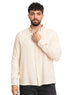 W - Latte Linen Shirt - Khotwh