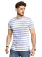 W - Lavander Striped Round T-Shirt2 - Khotwh