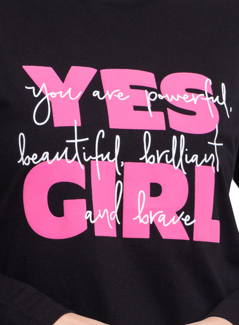 Black Printed Long-Sleeve Design 20