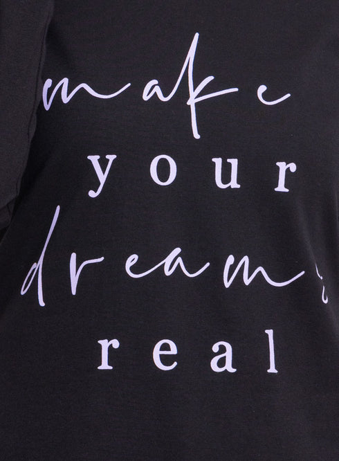 Black Printed Long-Sleeve Design 3