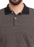 Black Printed Polo Design 1