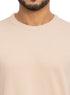 Beige Design 1151Knit Rount T-Shirt