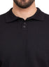 Black Design 1161Knit Polo Neck-T-Shirt
