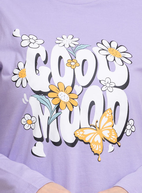 Lilac Printed Long-Sleeve Design 5