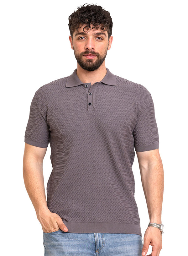 تي شيرت بولو مضفر - تصميم 1011 - ماجنيت