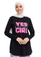 Black Printed Long-Sleeve Design 20