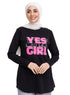 Black Printed Long-Sleeve Design 20
