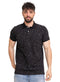 Black Printed Polo Design 2