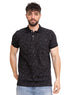 Black Printed Polo Design 2