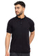 Black Design 01007Knit Polo Neck-T-Shirt