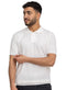 White Design 1159Knit Polo Neck S-T-Shirt