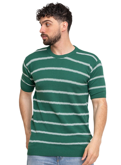 Green Design 1150Knit S-Rount T-Shirt