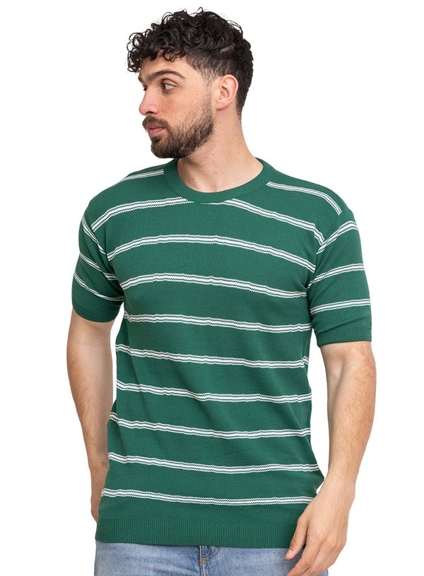 Green Design 1150Knit S-Rount T-Shirt