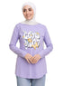 Lilac Printed Long-Sleeve Design 5