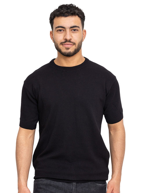 Black Design 1151Knit Rount T-Shirt