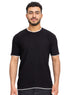 تي شيرت تريكو بولو مطبوع - تصميم 1012- اسود