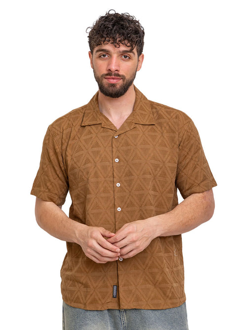 Brown Design 9014Shirt