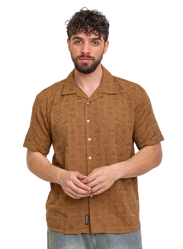 Brown Design 9014Shirt