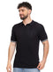 Black Design 7533Knit Polo Neck S-T-Shirt