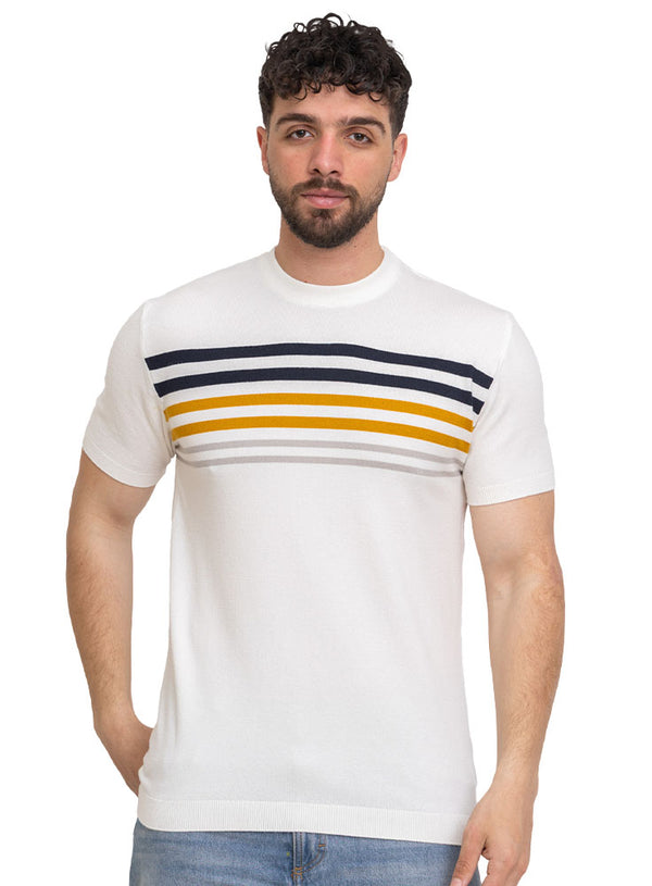 تي شيرت مطبوع - تصميم 7522- أبيض