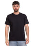 Black Regular Round T-shirt